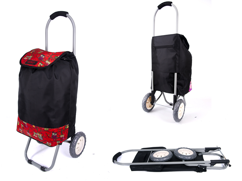 6958 RED OWL 2 WHEEL SHOPPING TROLLEY - Click Image to Close